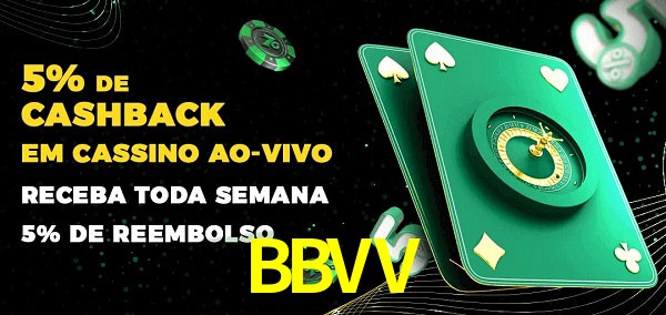 Promoções do cassino ao Vivo BBVV